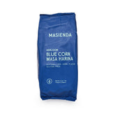 Masienda front packaging showing heirloom blue corn and product name for authenticity
