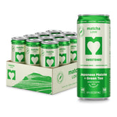 matcha LOVE front can view showing label and ready-to-drink appeal for convenience