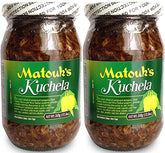 Matouk's jar front packaging showing label and two-jar set, convenient pantry condiment