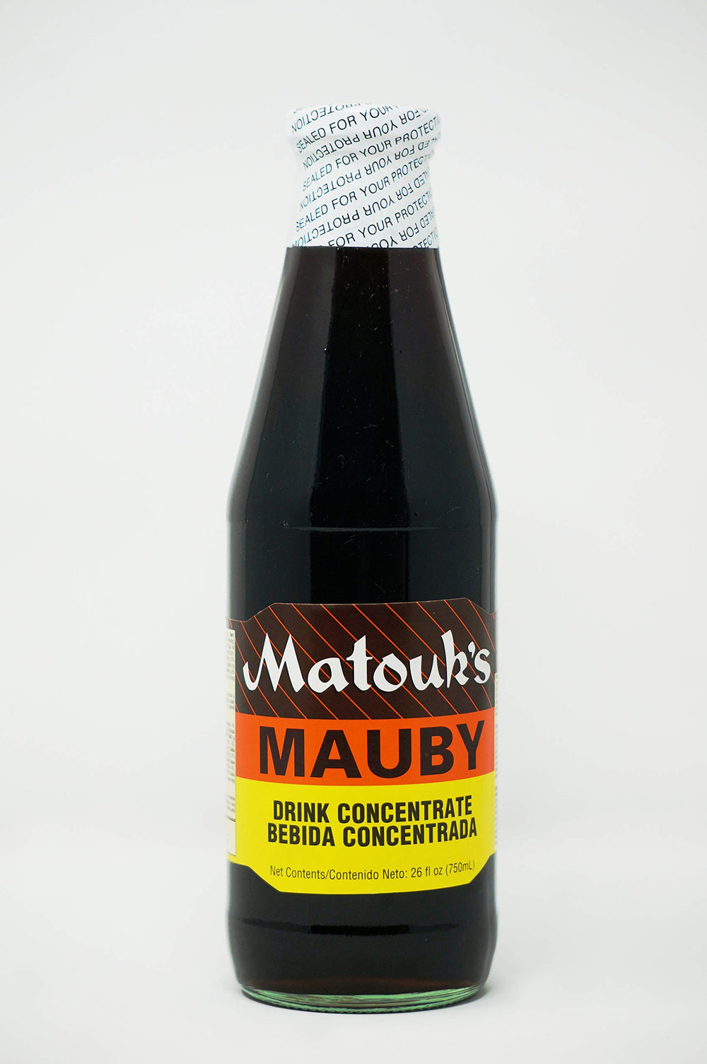 Matouk's front bottle label view showing product and authentic flavor benefits