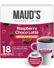 Maud’s front package view showing 18ct pods and flavored blend benefits