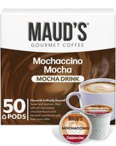 Maud's front packaging showing 50-count pods and product branding for easy identification
