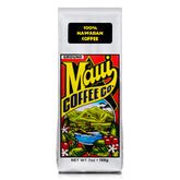 Maui Coffee Co front packaging showing island-grown branding and low-acid benefit