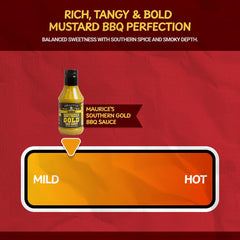 Maurice's Southern Gold brushed on grilled ribs adding tangy glaze and smoky boost