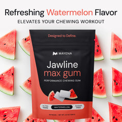 Mayena Sports macro texture shot revealing firm surface that increases jaw muscle load for training