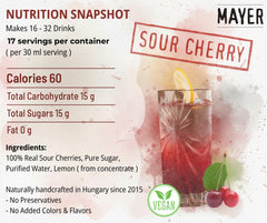 Mayer syrup drizzled on ice cream adding tart-sweet contrast and visual appeal benefit