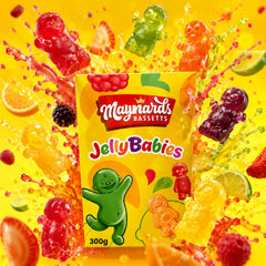 Maynards Bassetts open carton with visible jelly babies ready to share