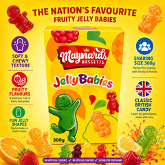 Maynards Bassetts assorted colours laid out to show flavour variety