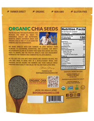 Mayorga chia seeds close-up texture detail highlighting freshness and nutrient dense appearance