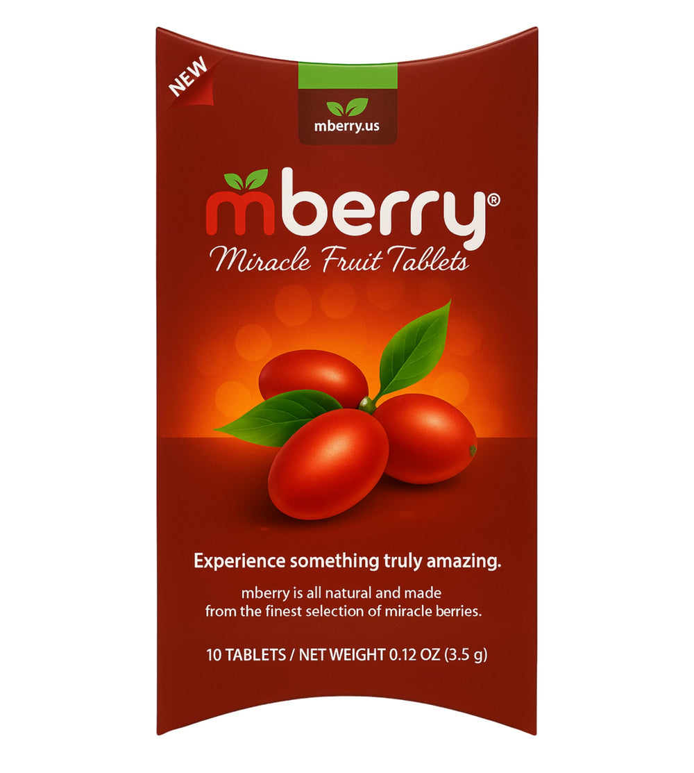 mberry front packaging showing compact 10‑count pack and travel benefit