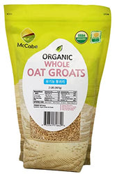McCabe front packaging showing organic label and product weight benefit pantry storage