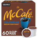 McCafé front box showing brand and Colombian roast, clear product identity