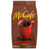 McCafé front of bag showing branding and fresh-seal for consistent flavor