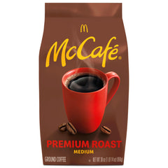 McCafé front of bag showing branding and fresh-seal for consistent flavor