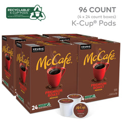 McCafé K-Cup pod close-up highlighting seal and fresh aroma preservation