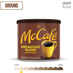 McCafe grounds being used in a pour-over to emphasize clean, bright flavor