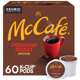 McCafé front packaging showing 60-count and brand for consistent daily brewing