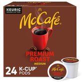 McCafe front packaging showing 24-count box and clear labeling for convenience