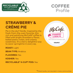 McCafé brewed cup with pink-hued coffee showcasing inviting dessert-inspired flavor