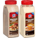 McCormick front packaging bundle showing both gravy mixes for quick servings