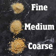 McCormick garlic sea salt being ground over pizza for fresh savory finish