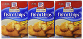 McCormick front packaging of Golden Dipt mix showing product and pack of three for reliable use