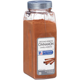 McCormick bottle front view showing Korintji cinnamon, reliable flavor
