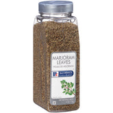 McCormick Culinary marjoram front container showing brand and size for easy selection