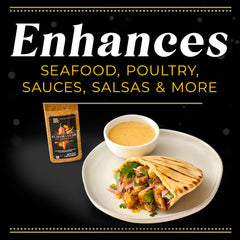 McCormick pour demonstration on cooked chicken showing easy application and boost