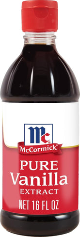 McCormick front label of 16 fl oz bottle showing product and benefit