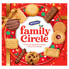 McVitie's Family Circle front pack showing brand and size for easy recognition