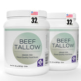 MD.LIFE front packaging of 4 lb beef tallow for cooking convenience