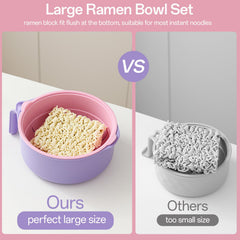 MEACOLIA built-in drain strainer detail for easy noodle and pasta drainage