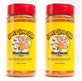 Meat Church Honey Hog front packaging showing two 14 oz bottles and label for easy seasoning