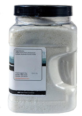 Medley Hills Farm close-up of granulated alum texture for accurate dosing