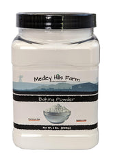 Medley Hills Farm front packaging showing 2 lb reusable container and label benefits