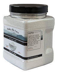 Medley Hills Farm open reusable container with salt showing easy storage benefit