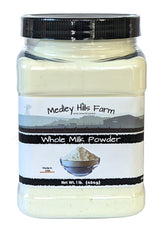 Medley Hills Farm front container view showing label and reusable packaging benefit
