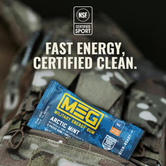 MEG pack in a pocket to illustrate portability and on-the-go convenience
