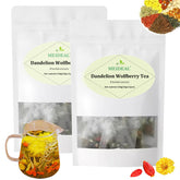 Meideal front packaging showing product name and 24 teabags, clear benefit convenience