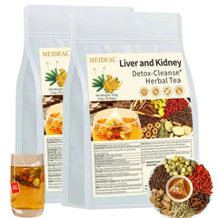 Meideal front packaging showing brand and 8-herb blend benefits