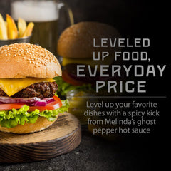 Close-up of Melinda's sauce texture showing fresh ingredients and thickness