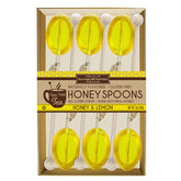 Melville Candy front box view showing lemon honey spoons and gift packaging benefit