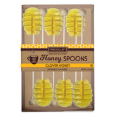 Melville Candy front of box showing six honey spoons and elegant packaging for gifting