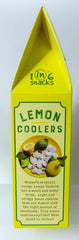 Hand holding Lemon Coolers box to show scale and portable 4oz snack from Memaw's Country Kitchen