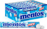 Mentos front packaging showing 15-roll multipack and brand freshness