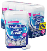 MENTOS front bottle showing label and resealable cap for convenient freshness