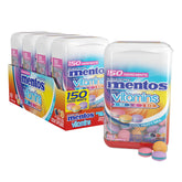 Mentos bottle front packaging showing Cool Fruity Mix and vitamins for convenient freshness