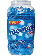 MENTOS mint jar front view showing 540 g label and easy-access lid for sharing