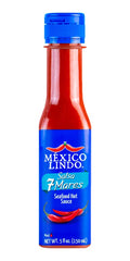MEXICO LINDO Red Habanero label close-up showing vibrant, intense heat